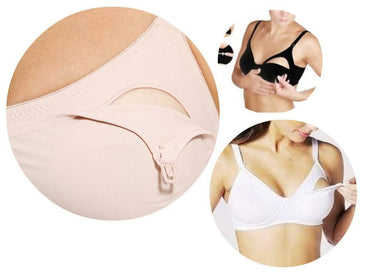 Kit com 3 Sutiã de Amamentação (microfibra) muito confortável e fresquinhoTamanho M 42, G 44 e GG 46No kit vai as cores: Bege, Branco e PretoAlças reguláveis.Costas com fecho em colchetes. 