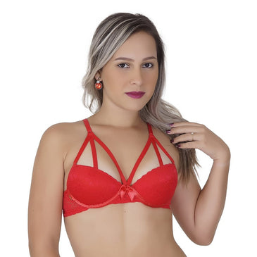 kit de 5 Soutiens avulso modelo Strappy , fabricado em Micro Fibra, com bojo bolha nos tamanhos P e M e tradicional nos G e... 
