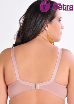 Soutien de Cotton com Paleta 236 Detalhes do Produto Soutien de cotton liso, modelo básico, com paleta nas laterais, bojo casquinha, arco, viés liso, alças... 