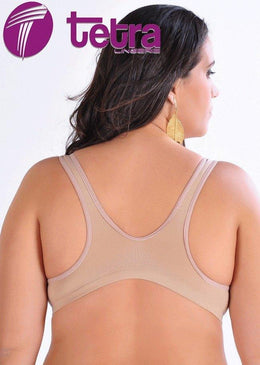 Soutien de Romantic com Costa em U 1854 Detalhes do Produto Soutien de romantic lisa, modelo básico, inteiriço(sem fecho), com costa em u, bojo casquinha,... 