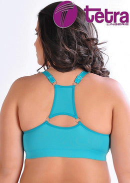 Soutien Nadador de Romantic e Renda 2566  Detalhes do Produto Soutien de romantic lisa com bojo de renda plissada, nadador, com elástico de 25mm no... 