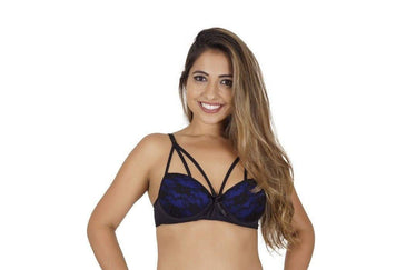 soutien strappy com renda e bojo,composição 84%poliamida 16%elastano forro bojo100%poliéster. soutien de renda com fundo colorido. tam P veste 40 tam M veste 42 tam... 
