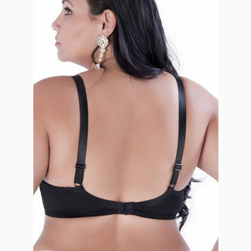 Soutien Plus Size Reforçado Com Bojo.Possui Detalhe Frontal com Renda Laise. Aças Largas que Aliviam a Pressão Nos Ombros.Composição: 90% Poliamida, 10% Elastano, Bojo 100%... 