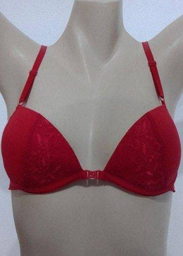 Lindo sutiã de bojo com aro todo confeccionado em tecido microfibra com detalhe em renda importada.Possui fecho frontal. Costas ideal para usar com blusa decotada.COMPOSIÇÃO:SUTIÃ: ... 