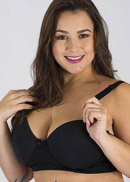 SUTIÃ TOMARA QUE CAIA PLUS SIZE COM ALÇA REMOVÍVEL, REFORÇADO EM CETINETE POWER, COM CÓS, COLCHETES E ALÇAS LARGOS, PARA MUITA SUSTENTAÇÃO E CONFORTO.ACOMPANHA EXTENSORES.  