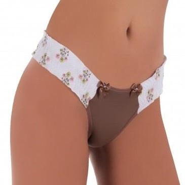 Linda tanga em microfibra com lindo design... 
