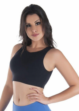 Top com decote Americano.Modelagem foi desenvolvida, para valorizar ainda mas a silhueta feminina alem de ser super pratico e confortável para as atividades físicas ou... 