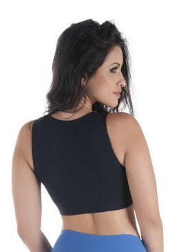 Top com decote Americano.Modelagem foi desenvolvida, para valorizar ainda mas a silhueta feminina alem de ser super pratico e confortável para as atividades físicas ou... 