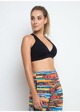 D'JM Fitness Top básico seu diferencial e a modelagem de alta sustentação e o detalhe cruzado nas costas.Modelagem foi desenvolvida, para valorizar ainda mas a silhueta... 