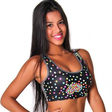 Top fitness em poliamida	 tecido macio	 confortável e com ótima elasticidade. Marca: Carioca FitComposição: 90% Poliamida e 10% Elastano 