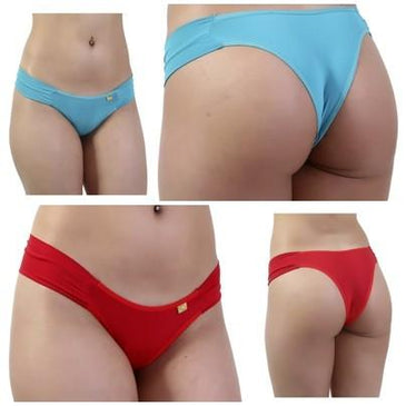 Tanga confeccionada com microfibra lisa com pala dupla, tecido extremamente macio e confortável, tanga ideal para o seu dia a dia. Parte interna do fundo... 