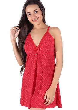 Camisola confeccionada em liganete, estampada e sem bojo. Com alças reguláveis permite um ajuste melhor ao corpo.O decote é em V e possui um lacinho... 