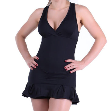Vestido fitness confeccionado em tecido de poliéster com bojo Marca: Carioca Fit Composição: 90% Poliéster e 10% Elastano 