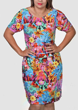 Vestido com manga, produzido com malha liganete (tecido leve) proporcionando conforto e ótimo caimento para uso no dia a dia.Sugestão de venda: R$ 19,35 a... 