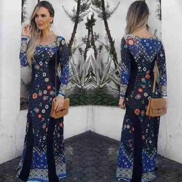 Vestido LongoComprimento 1,50Tecido ViscolycraTamanho único veste 38 ao 42 